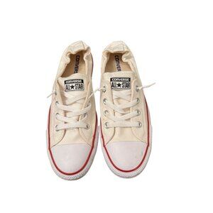 Coverse women's white slip ons women's 10-men's 8